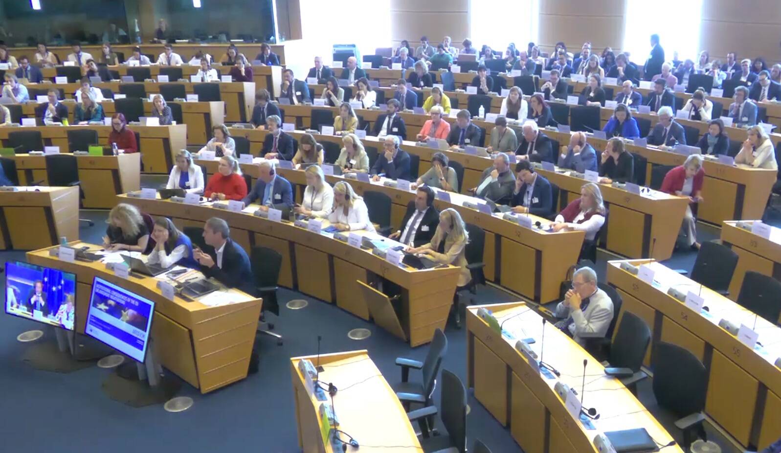 De bijeenkomst was in het Europees Parlement in Brussel