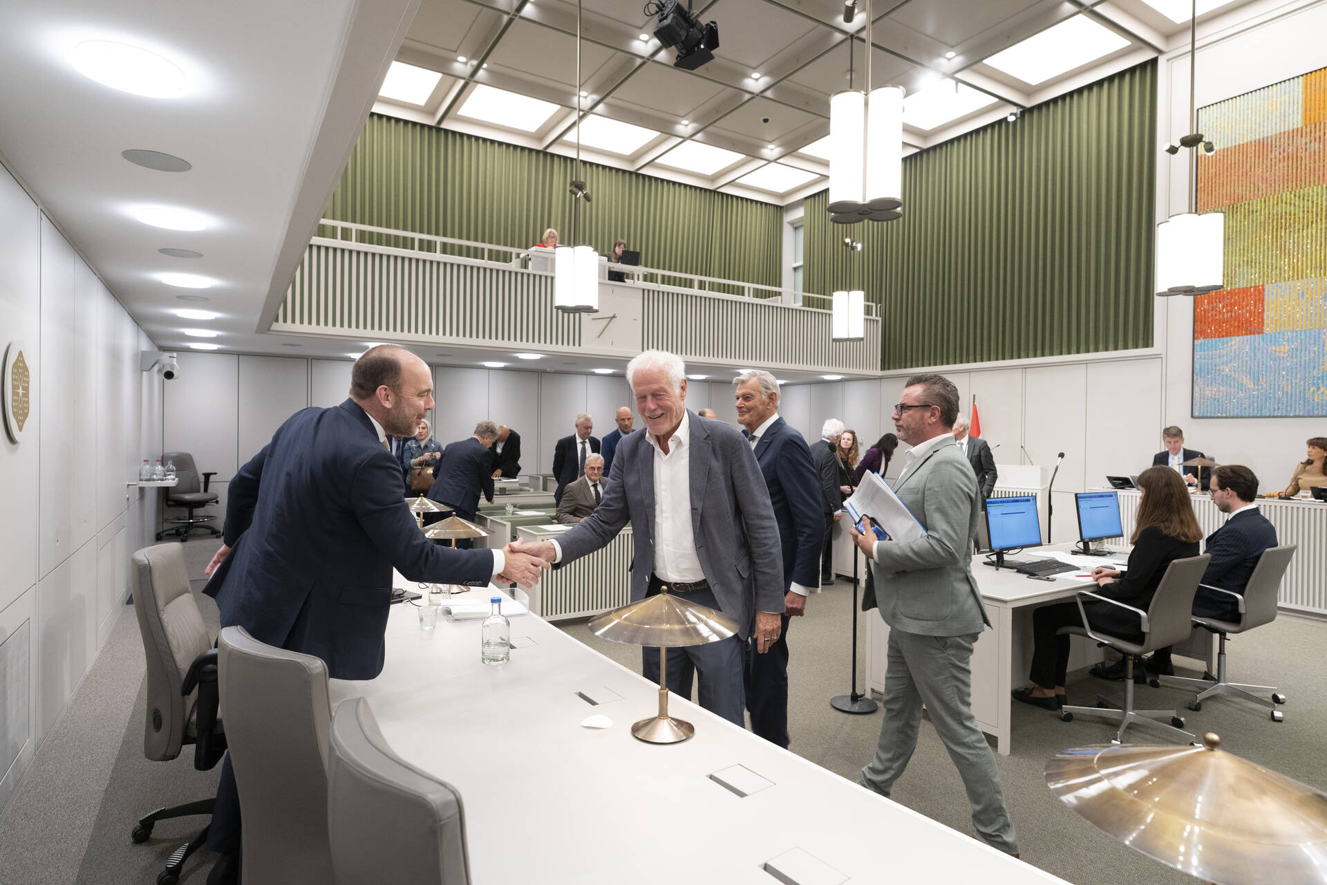 Na afloop van het debat