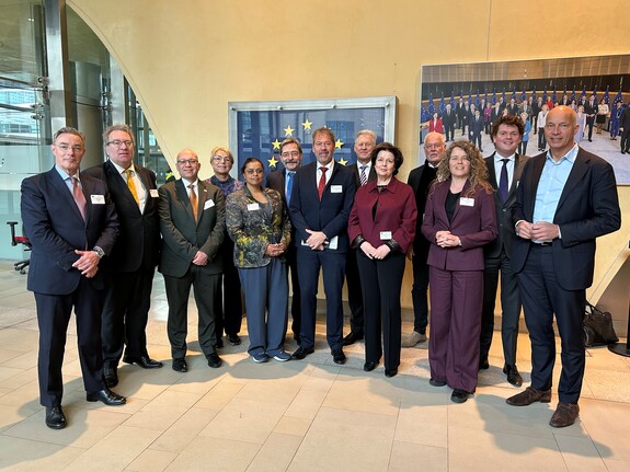 Senatoren op bezoek bij de Europese Commissie in Brussel